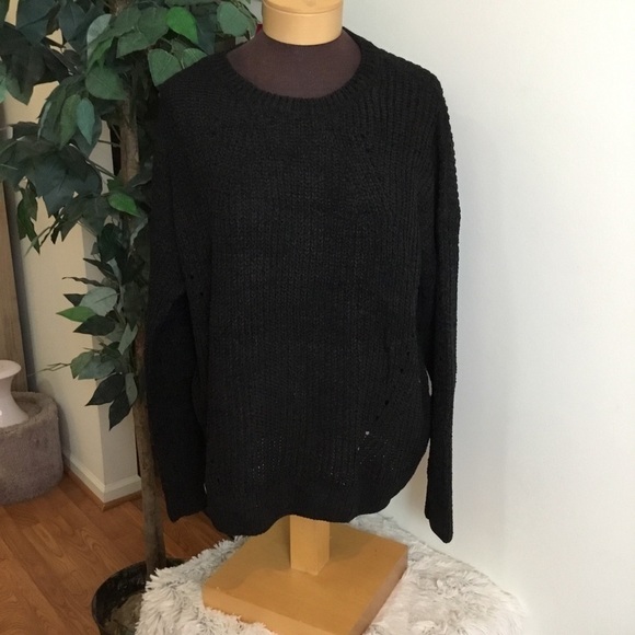 So Matte Chenille pullover sweater XXL black - Picture 1 of 13